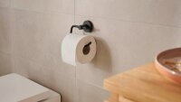 tesa Toilettenpapierhalter MOON schwarz, 1 St.