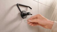 tesa Toilettenpapierhalter MOON schwarz, 1 St.