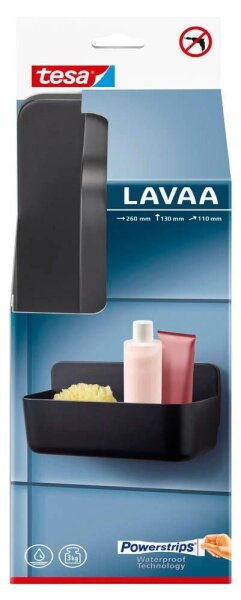 tesa LAVAA M Duschkorb Kunststoff
