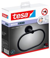 tesa Handtuchhalter MOON schwarz, matt, 1 St.