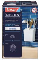 tesa Küchenutensilienhalter weiß, 1 Set