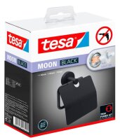 tesa Toilettenpapierhalter MOON schwarz, 1 St.