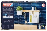 tesa Küchen-Organizer Kombi Set M weiß 60,0 x 15,0 x 34,0 cm, 1 Set