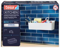 tesa Küchenutensilienhalter weiß, 1 Set