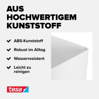 tesa Küchenutensilienhalter weiß, 1 Set