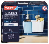 tesa Spülbecken-Organizer weiß, 1 Set