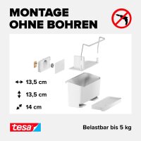 tesa Spülbecken-Organizer weiß, 1 Set