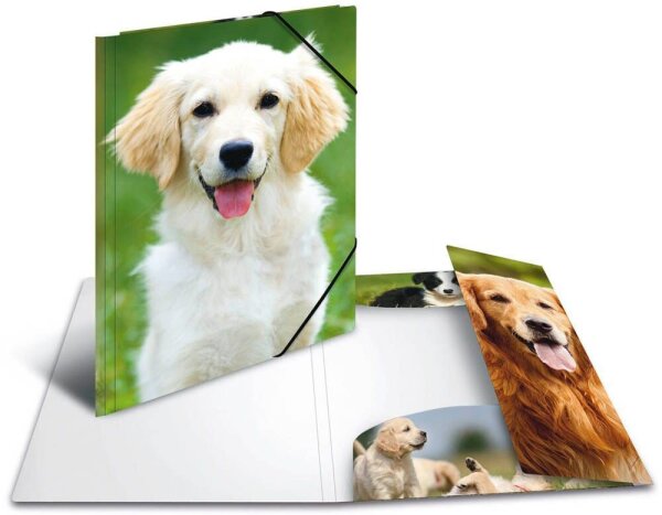 HERMA Zeichenmappen DIN A3 Hunde, 3 St.
