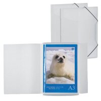 HERMA Zeichenmappen DIN A3 weiß transparent, 3 St.