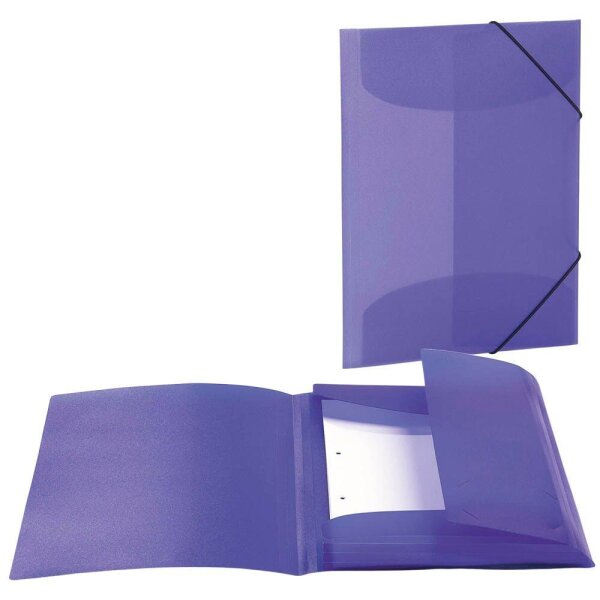 HERMA Sammelmappen DIN A4 lila transluzent, 3 St.