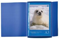 HERMA Zeichenmappen DIN A3 dunkelblau transparent, 3 St.