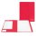 HERMA Schnellhefter Kunststoff rot DIN A4, 3 St.