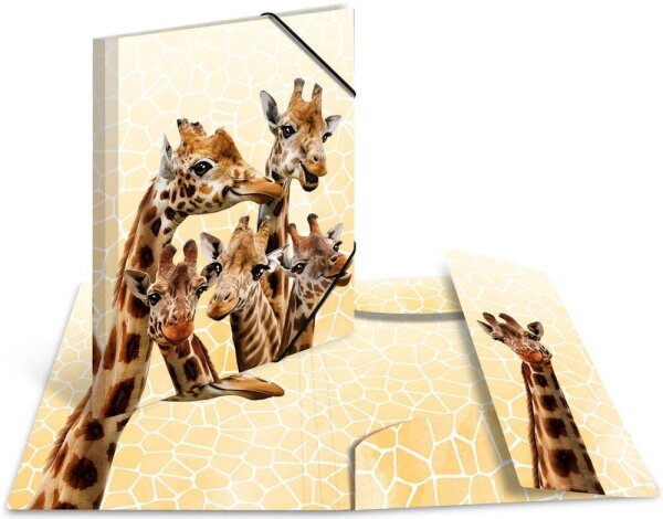HERMA Zeichenmappen DIN A3 Giraffen, 3 St.