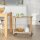relaxdays Servierwagen braun 66,0 x 38,0 x 62,0 cm