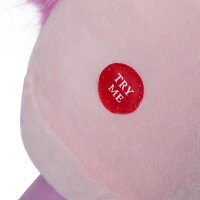 relaxdays Steckenpferd Einhorn rosa, lila, 1 St.  ( 10023852_0 )
