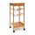 relaxdays Servierwagen JAMES S braun 37,0 x 37,0 x 80,5 cm