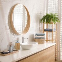 relaxdays Seifenspender 10020546_0 braun Bambus 225,0 ml, 1 St.