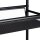 relaxdays Etagenwagen schwarz 50,0 x 25,0 x 81,0 cm