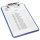 WEDO Klemmbrett 576603 DIN A4 blau Kunststoff, 1 St.