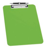 WEDO Klemmbrett 576611 DIN A4 hellgrün Kunststoff, 1...