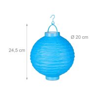 relaxdays LED Lampions bunt, 10 St.