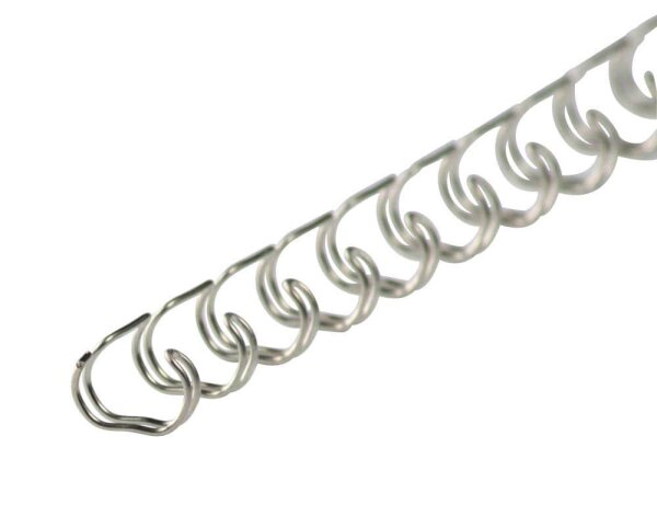 LMG Drahtbinderücken silber für 50 Blatt, 100 St.