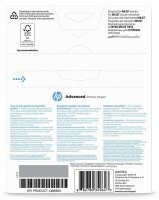 HP Fotopapier Q8696A 13,0 x 18,0 cm glänzend 250 g/qm 25 Blatt