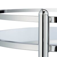relaxdays Servierwagen silber 50,0 x 50,0 x 75,0 cm