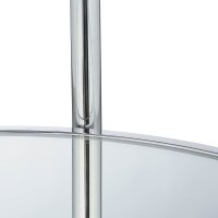 relaxdays Servierwagen silber 50,0 x 50,0 x 75,0 cm