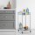relaxdays Servierwagen silber 50,0 x 50,0 x 75,0 cm
