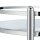 relaxdays Servierwagen silber 50,0 x 50,0 x 75,0 cm