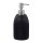 relaxdays Seifenspender 10031053_46 schwarz Polyresin 300,0 ml, 1 St.