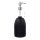 relaxdays Seifenspender 10031053_46 schwarz Polyresin 300,0 ml, 1 St.