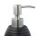 relaxdays Seifenspender 10031053_46 schwarz Polyresin 300,0 ml, 1 St.