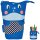 herlitz Stiftehalter Whale blau Kunststoff 14,0 x 7,5 x 18,5 cm