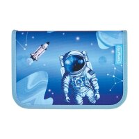 herlitz Schulranzen-Set Loop Plus Cosmic Explorer Kunstfaser grün