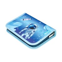 herlitz Schulranzen-Set Loop Plus Cosmic Explorer Kunstfaser grün