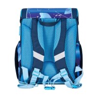 herlitz Schulranzen-Set Loop Plus Cosmic Explorer Kunstfaser grün