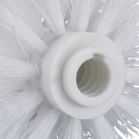 relaxdays Ersatzbürstenköpfe weiß Kunststoff Innengewinde: 12,0 mm, 5 St.