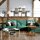 relaxdays Servierwagen braun, schwarz 46,0 x 28,0 x 57,0 cm