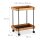relaxdays Servierwagen braun, schwarz 46,0 x 28,0 x 57,0 cm