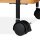 relaxdays Servierwagen braun, schwarz 46,0 x 28,0 x 57,0 cm