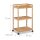 relaxdays Servierwagen braun 47,0 x 32,5 x 77,0 cm