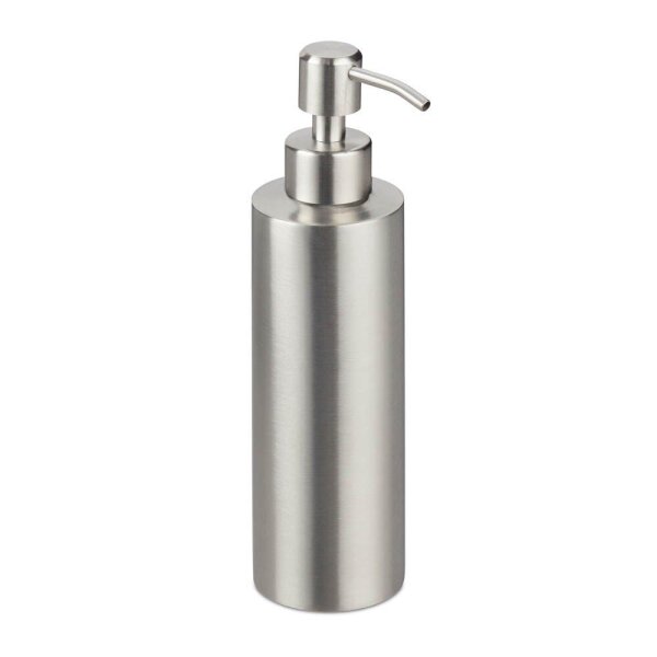 relaxdays Seifenspender 10031055_0 silber Edelstahl 300,0 ml, 1 St.