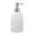 relaxdays Seifenspender 10031053_49 weiß Polyresin 300,0 ml, 1 St.