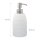 relaxdays Seifenspender 10031053_49 weiß Polyresin 300,0 ml, 1 St.