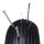 relaxdays Schubkarrenrad Vollgummi schwarz Stahl Felgen, Achse 2,0 cm  ( 10022852_1227 )
