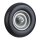 relaxdays Schubkarrenrad Vollgummi schwarz Stahl Felgen, Achse 2,0 cm  ( 10022852_957 )