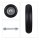 relaxdays Schubkarrenrad Vollgummi schwarz Stahl Felgen, Achse 2,0 cm  ( 10022852_957 )