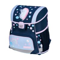 herlitz Schulranzen-Set Loop Plus Unicorn Dreams Kunstfaser grün